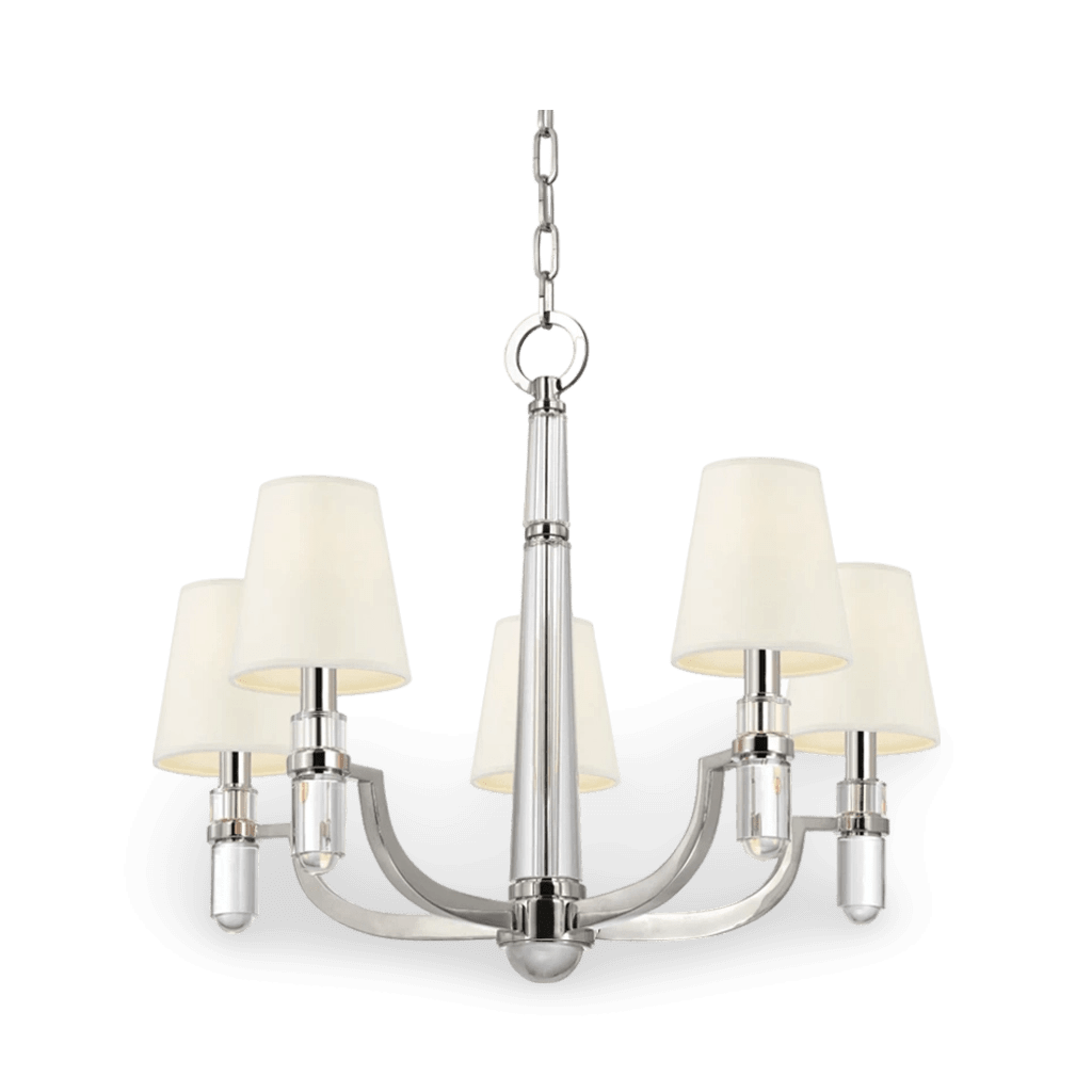 Dayton Chandelier 20" - Polished Nickel