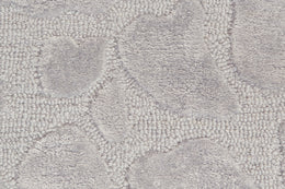 Mali Modern Abstract Gray Silver Area Rug (9'6" x 13'6")