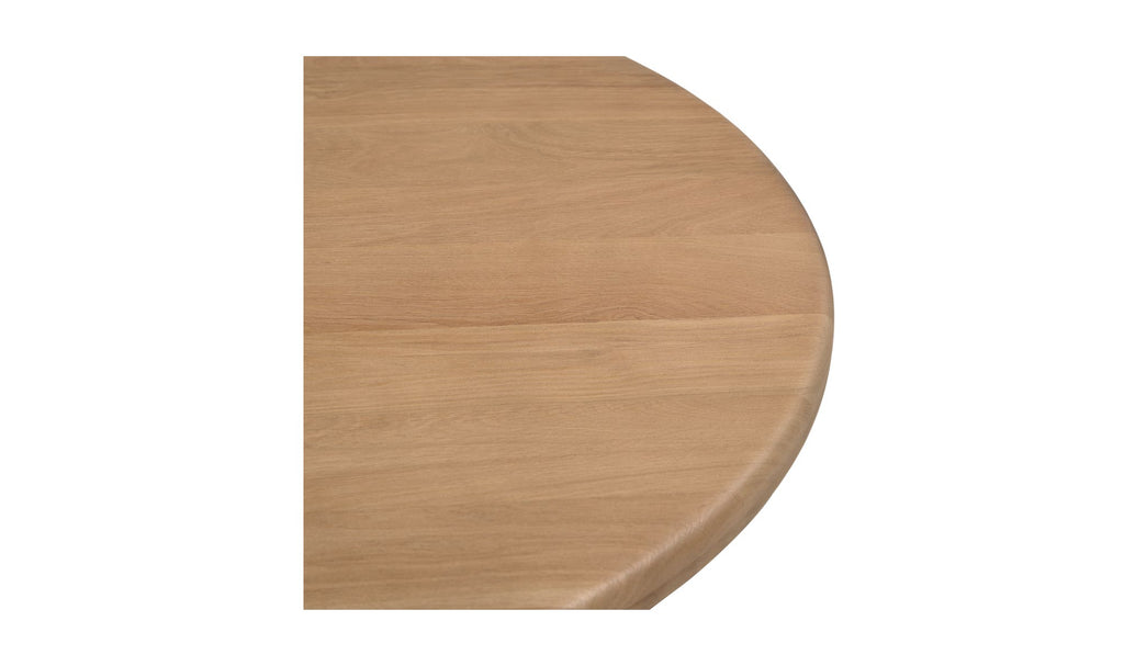 Treccia Round Coffee Table Oak