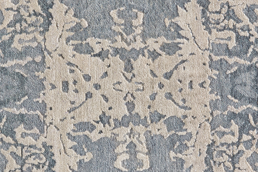 Adira Modern Abstract Gray Tan Ivory Area Rug (7'9" x 9'9")