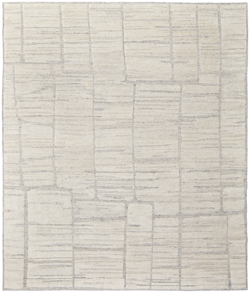 Bluff Modern Abstract Ivory Area Rug (2' x 3')