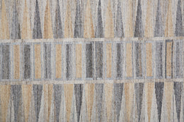 Beckett Transitional Moroccan Tan Gray Taupe Area Rug (5' x 8')