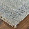 Caldwell Transitional Distressed Gray Blue Taupe Area Rug (3'6" x 5'6" / Pattern 1)