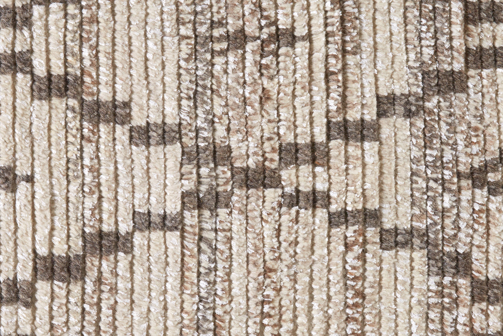 Twain Transitional Diamond Ivory Gray Taupe Area Rug (9'6" x 13'6")