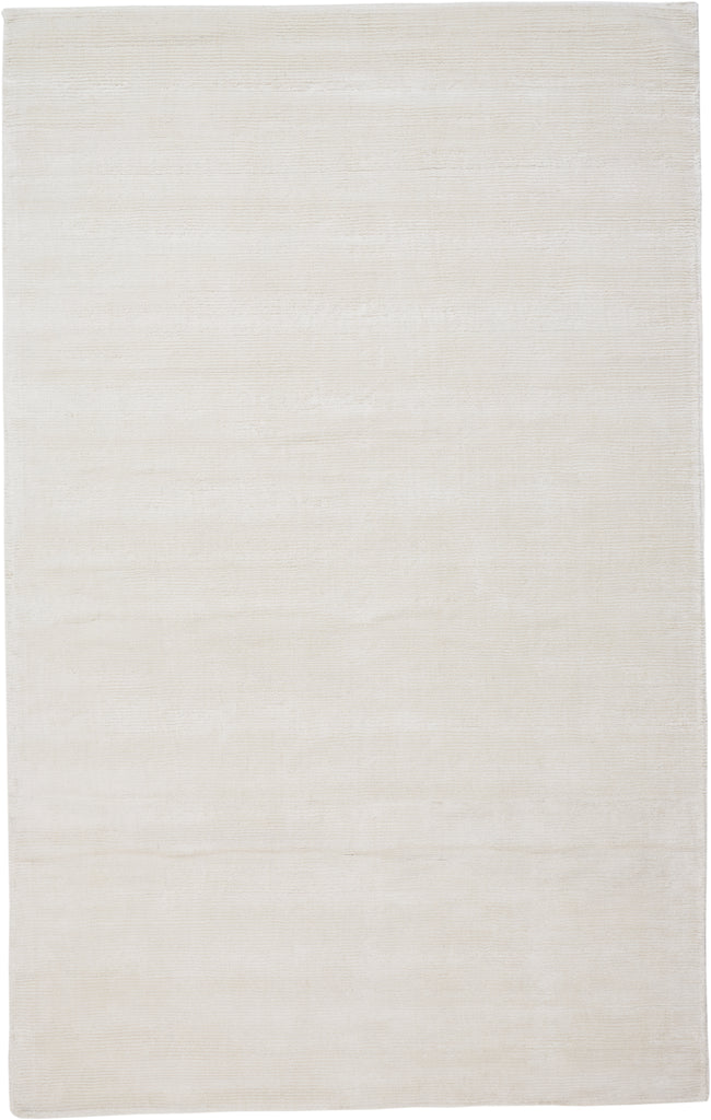 Batisse Modern Solid White Area Rug (9'6" x 13'6")