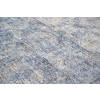 Caldwell Transitional Distressed Blue Ivory Area Rug (7'6" x 9'6")