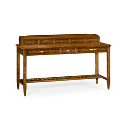 Casual Accents Country Walnut Accent Console