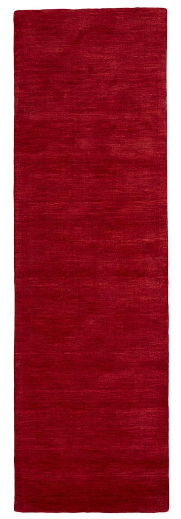 Luna Modern Solid Red Area Rug (2'6" x 8')