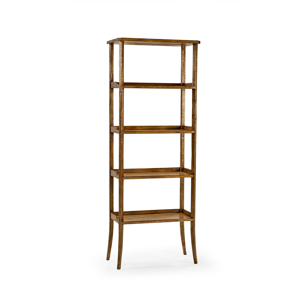 Casual Accents Country Walnut Etagere