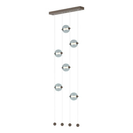 Abacus 6-Light Ceiling-to-Floor LED Pendant