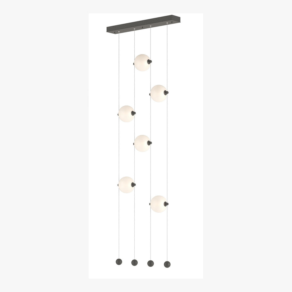 Abacus 6-Light Ceiling-to-Floor LED Pendant