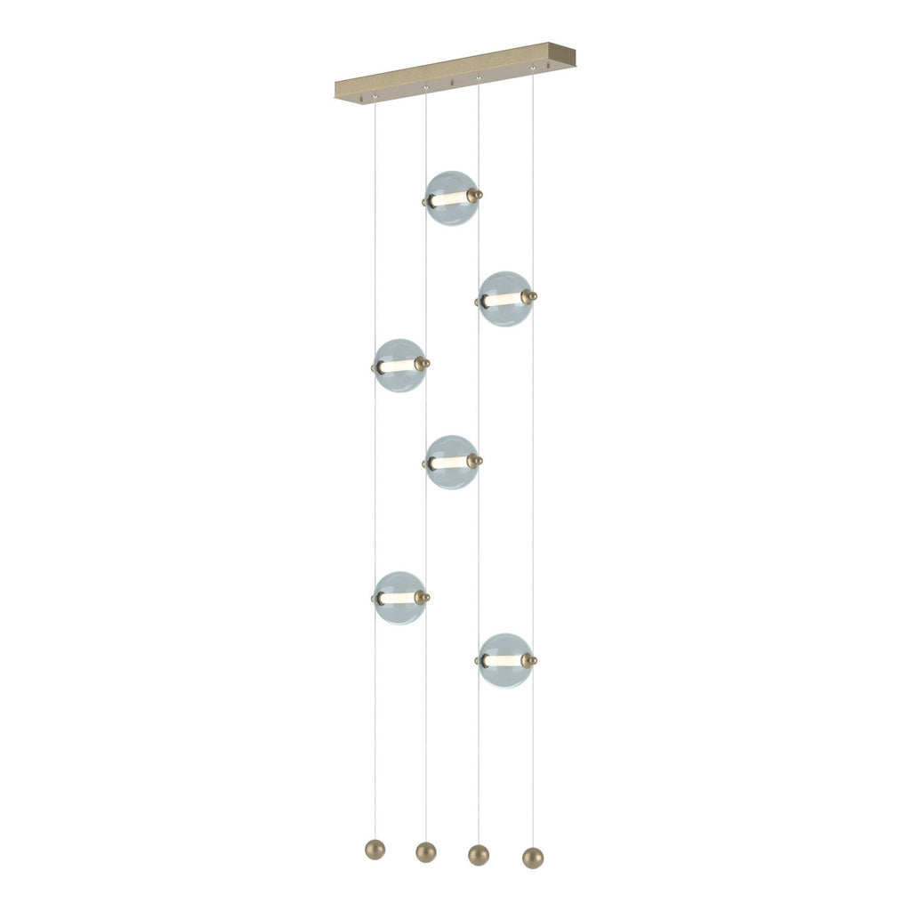 Abacus 6-Light Ceiling-to-Floor LED Pendant