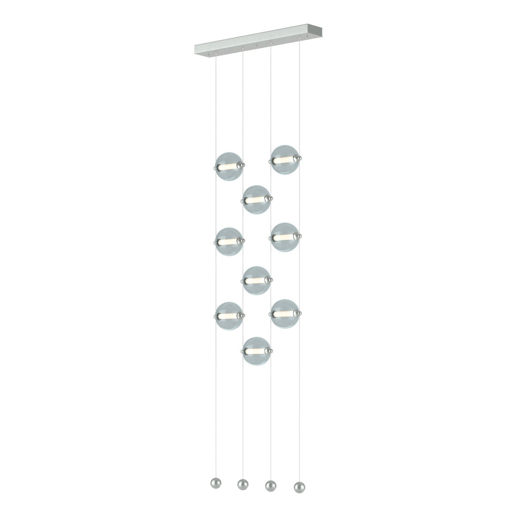 Abacus 9-Light Ceiling-to-Floor LED Pendant