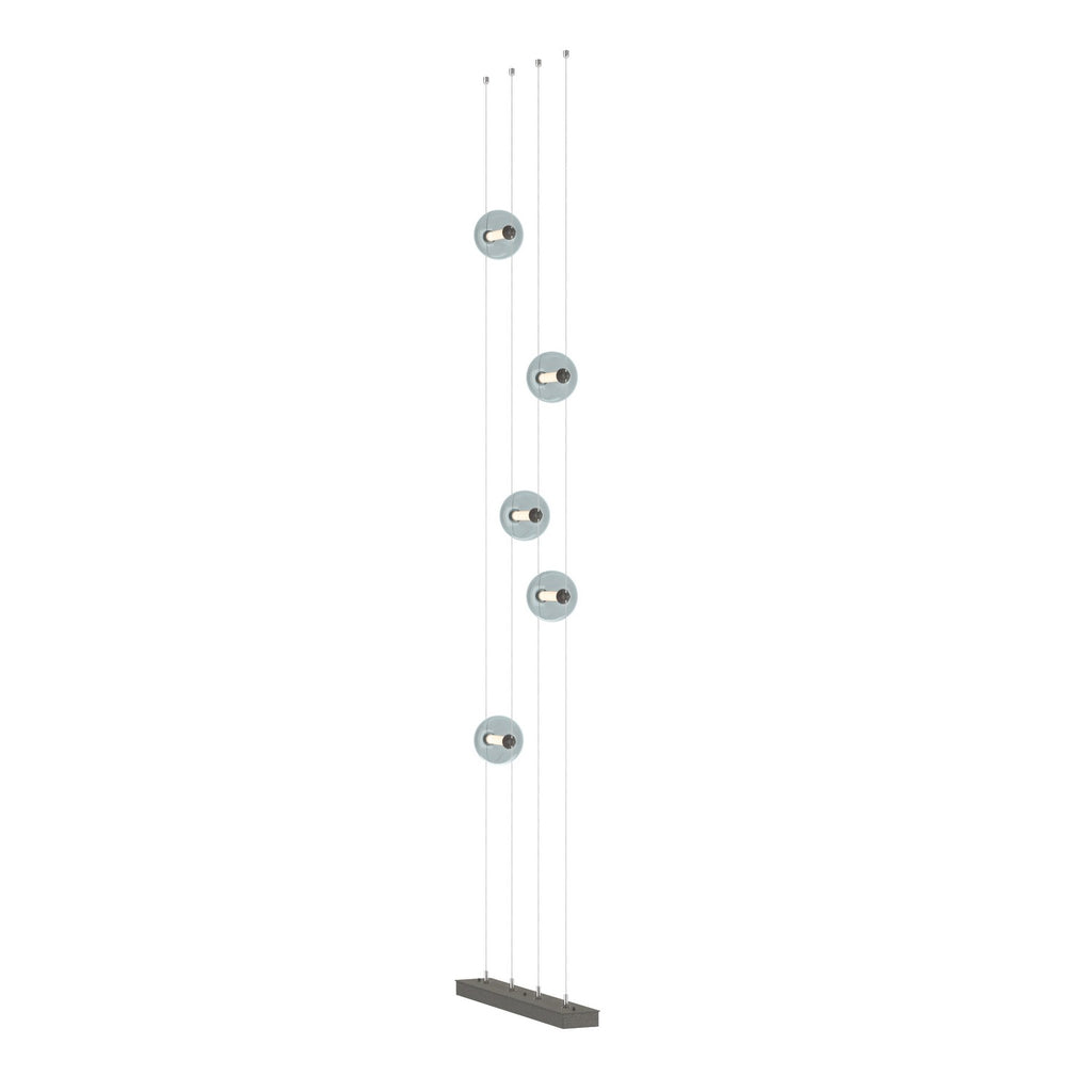 Abacus 5-Light Floor to Ceiling Plug-In LED Lamp