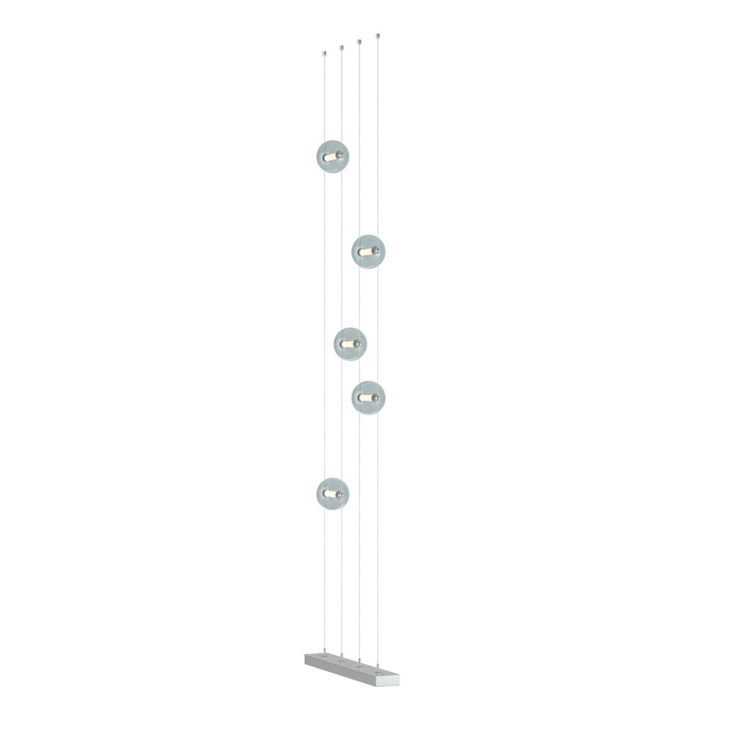 Abacus 5-Light Floor to Ceiling Plug-In LED Lamp