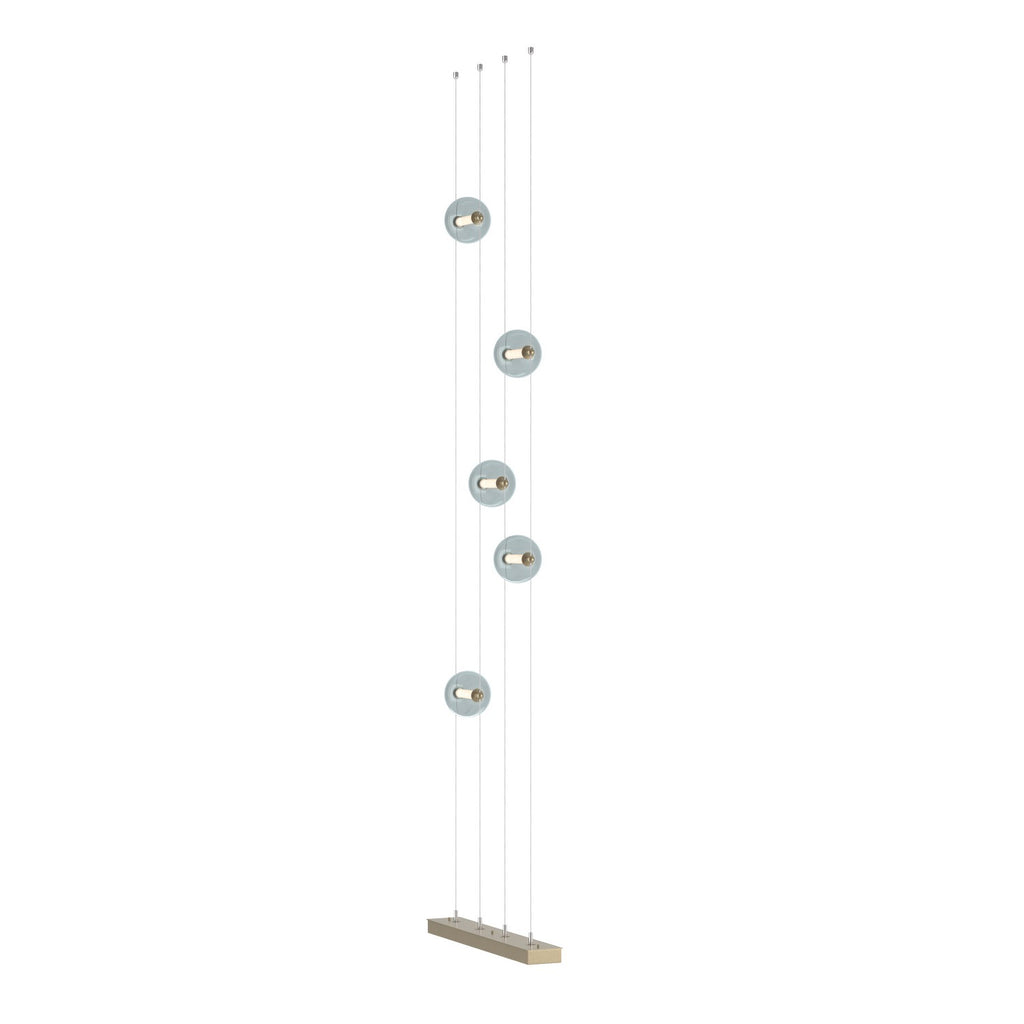 Abacus 5-Light Floor to Ceiling Plug-In LED Lamp