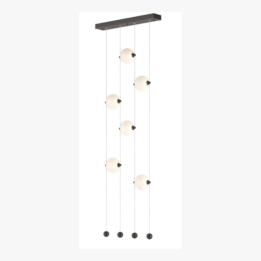 Abacus 6-Light Ceiling-to-Floor LED Pendant