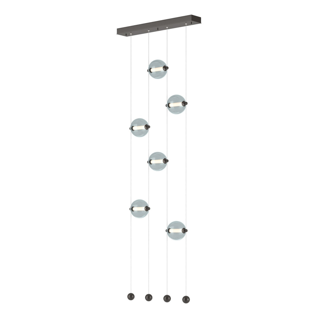 Abacus 6-Light Ceiling-to-Floor LED Pendant