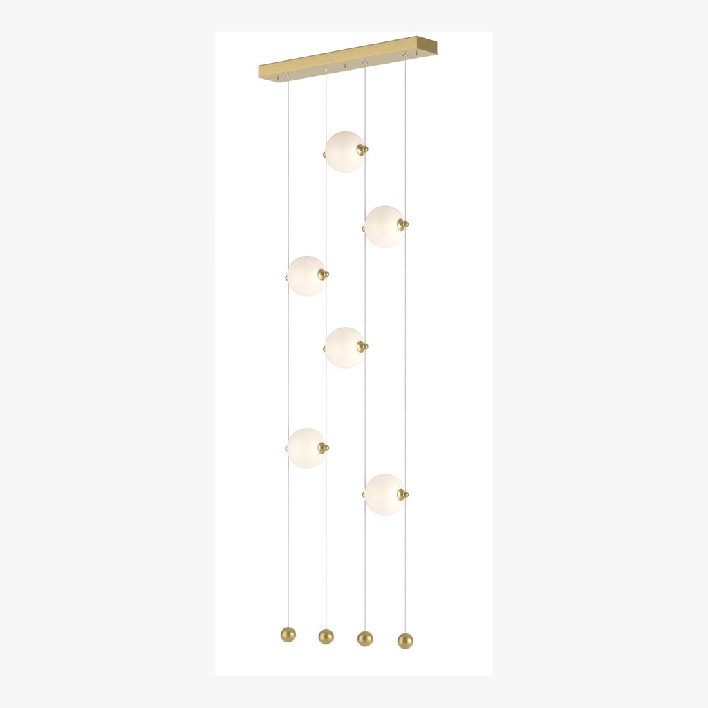 Abacus 6-Light Ceiling-to-Floor LED Pendant