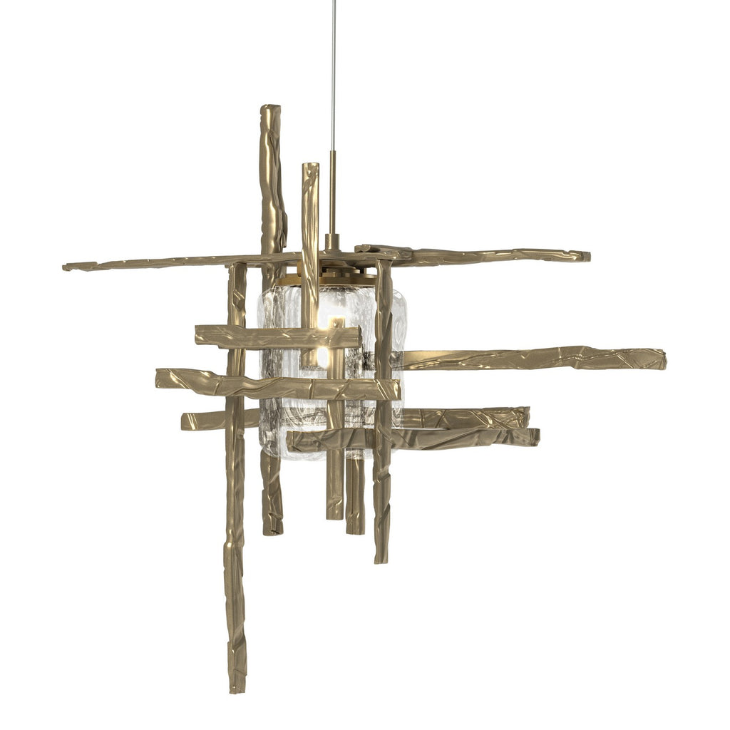 Tura Seeded Glass Low Voltage Mini Pendant