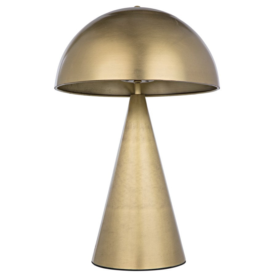 Skuba Table Lamp, Antique Brass