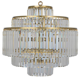 Quintus Chandelier, Antique Brass