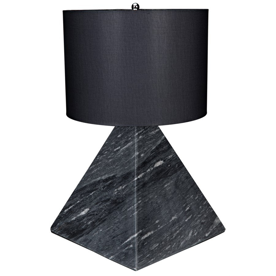Sheba Table Lamp w/ Black Shade