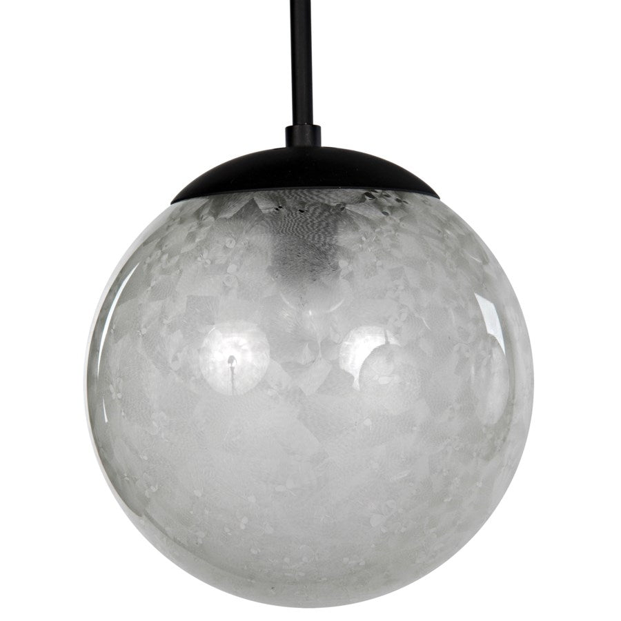 Artemis Chandelier, Metal w/Black Finish