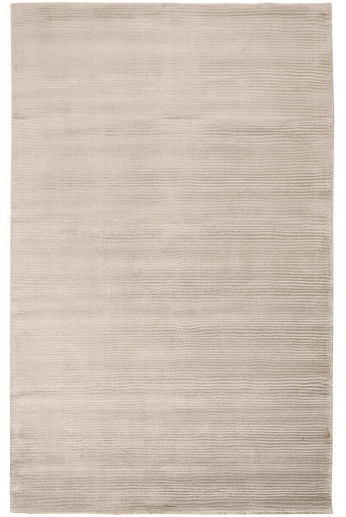 Batisse Modern Solid Ivory Taupe Area Rug (2' x 3')