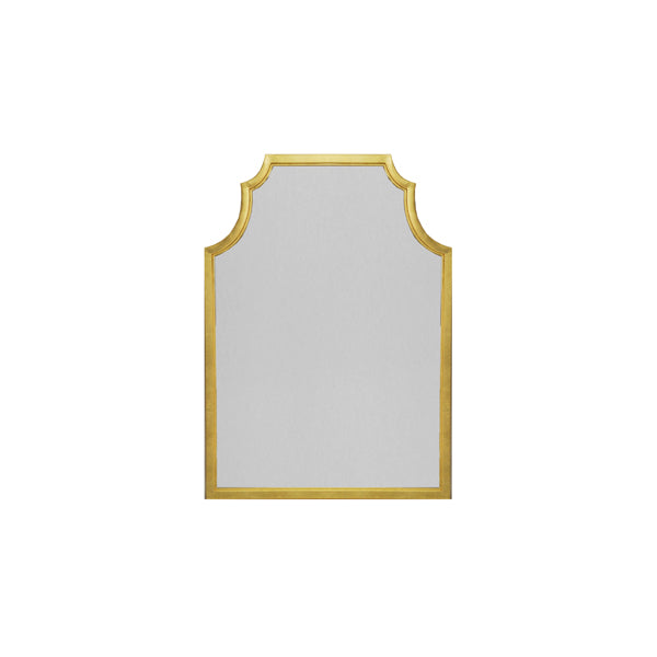 Pagoda Style Mirror With Gold Leaf Frame