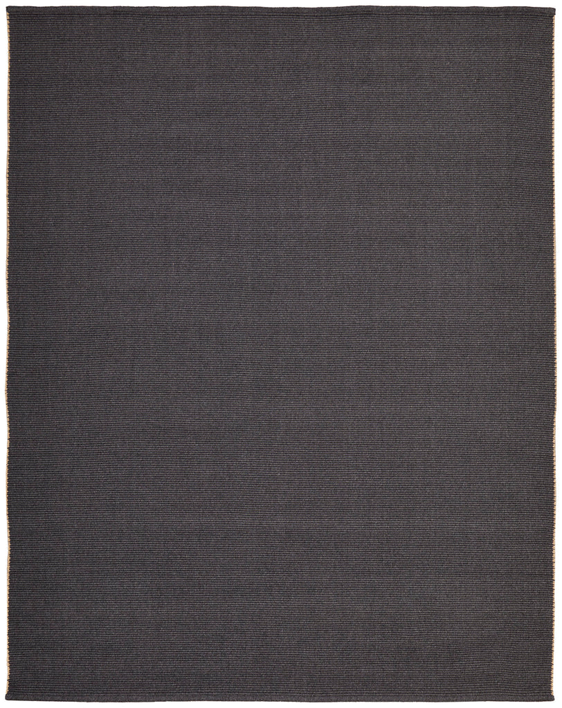 Theo Modern Solid Gray Tan Area Rug (8' x 10')