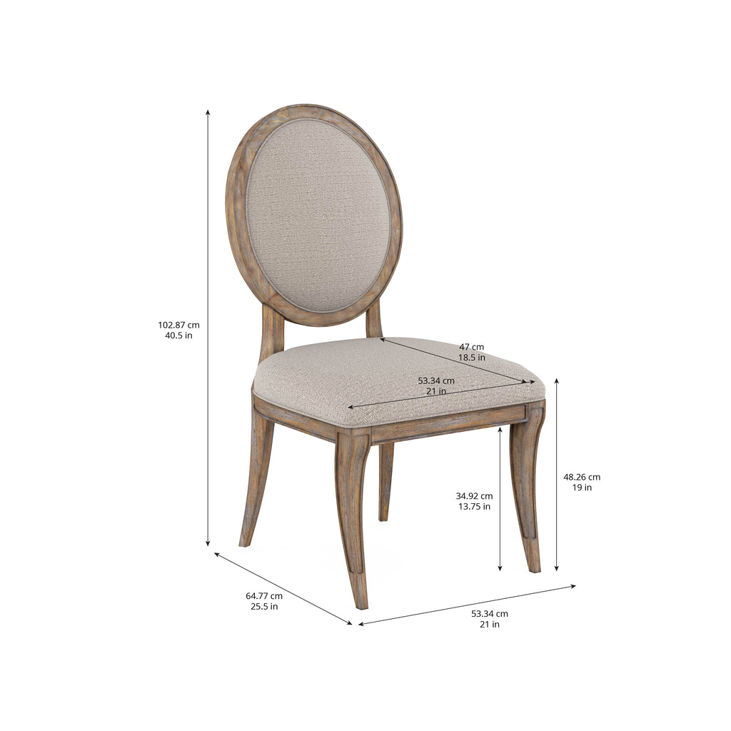 Architrave Oval Side Chair (Set of 2)