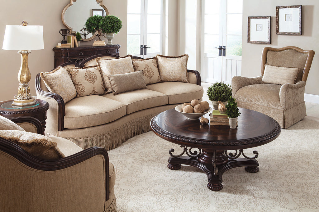 Giovanna Golden Quartz Sofa