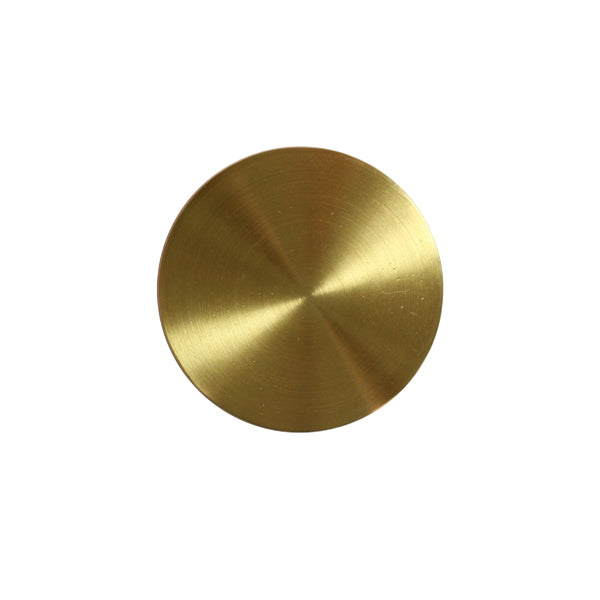 Convex Modern Round Antique Brass Knob