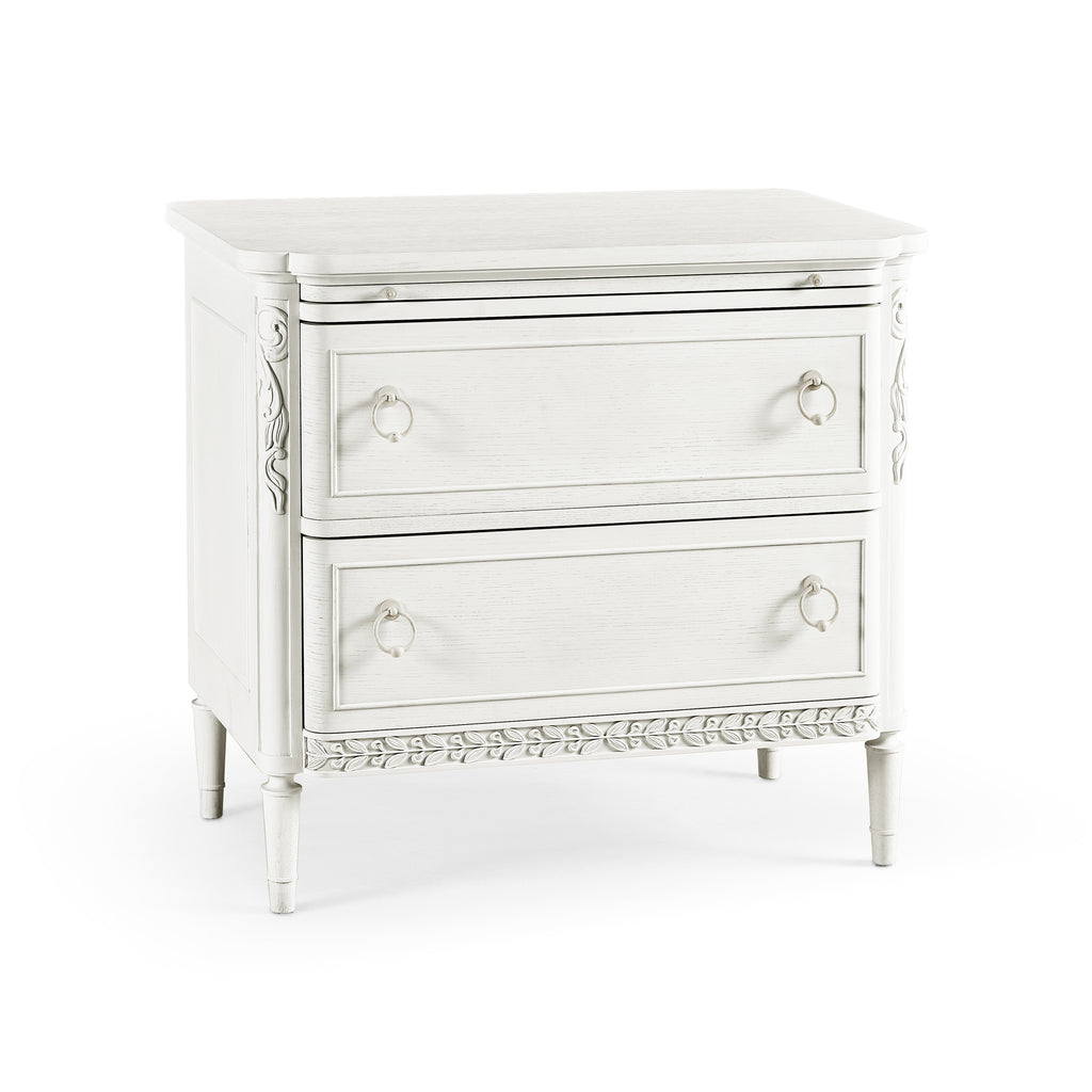 White Altostratus Nightstand