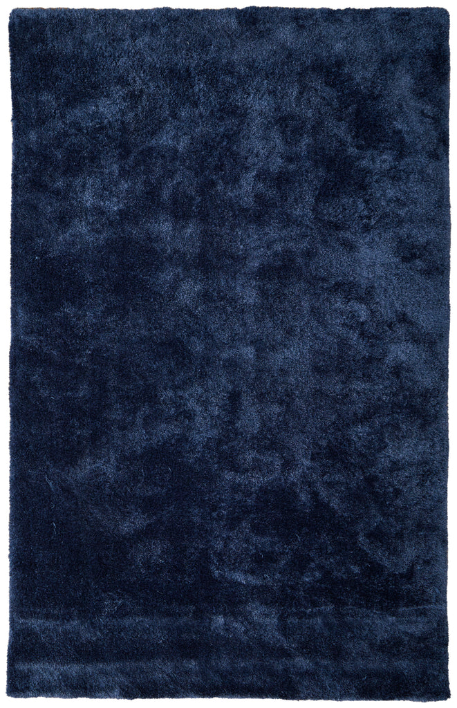 Marbury Modern Solid Blue Area Rug (3'6" x 5'6")