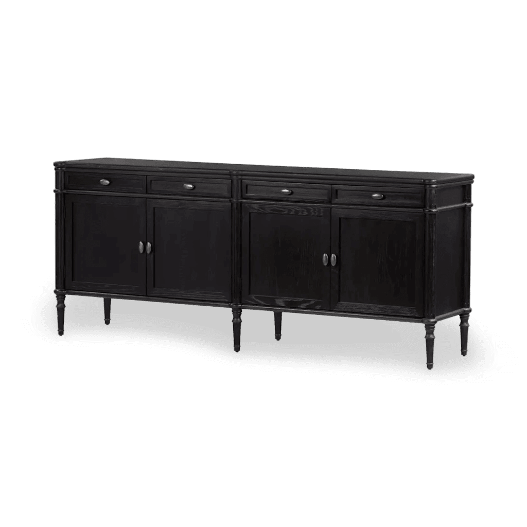 Toulouse Sideboard, Distressed Black by Four Hands