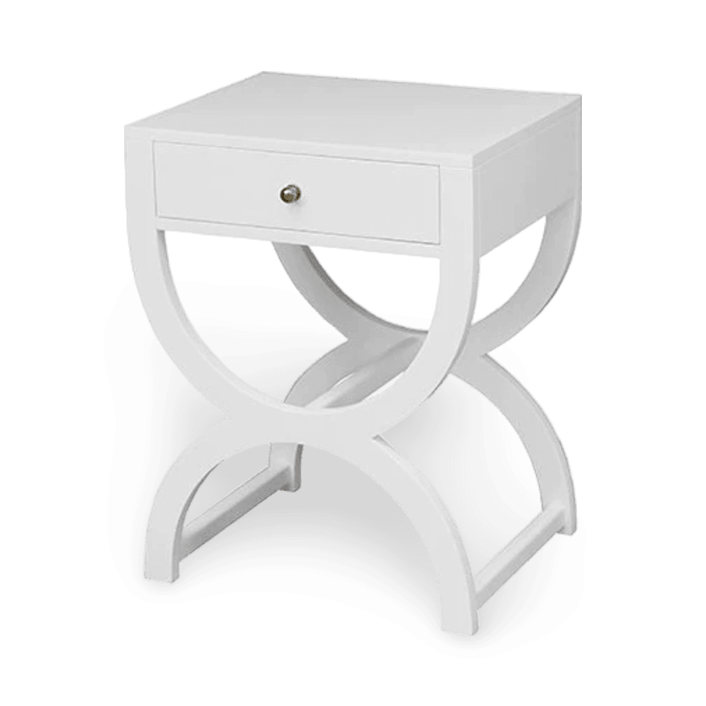 Alexis-White Side Table