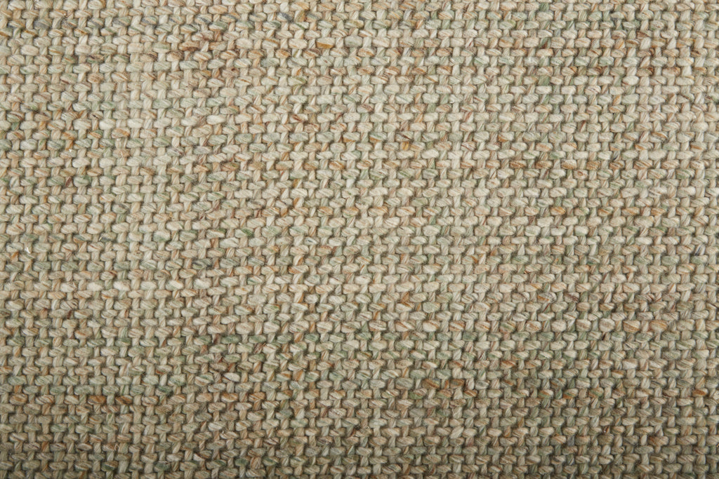 Naples Transitional Solid Green Tan Area Rug (5' x 8')