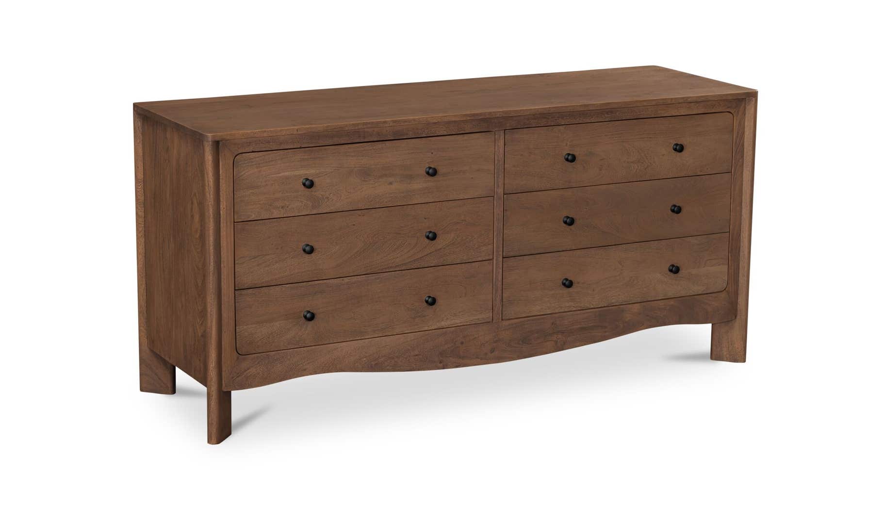 Mabel 6 Drawer Dresser, Dark Brown Mabel 6 Drawer Dresser, Dark Brown
