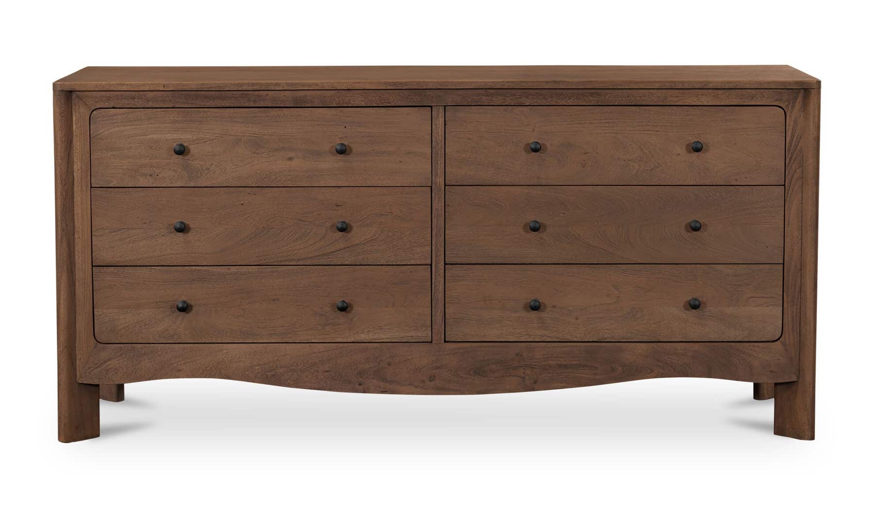 dark brown 6 drawer dresser Mabel 6 Drawer Dresser, Dark Brown
