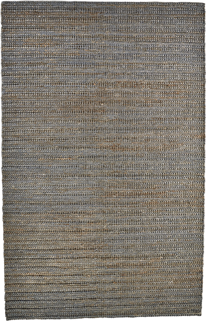 Kaelani Transitional Abstract Blue Brown Taupe Area Rug (5' x 8')