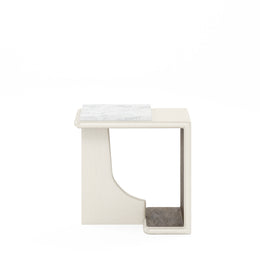 Blanc Chairside Table