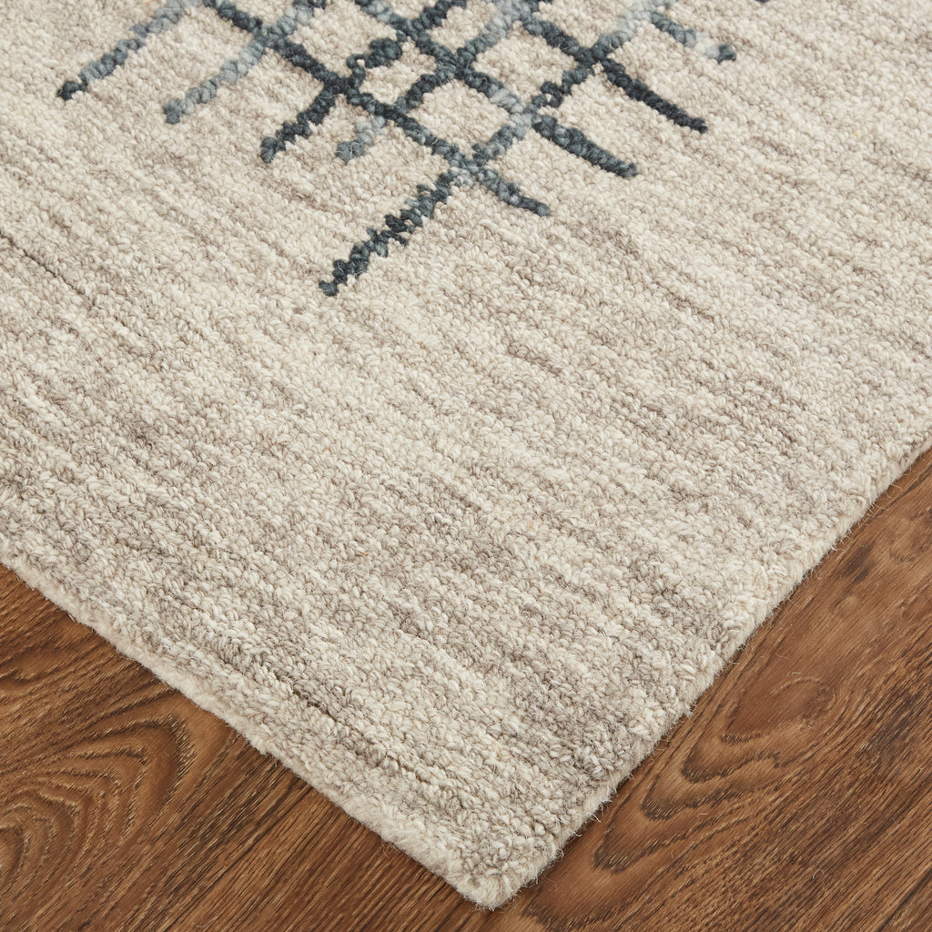 Maddox Transitional Abstract Gray Green Tan Area Rug (12' x 15')