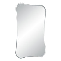 Kalmia 36" Tall Rectangular Irregular Mirror