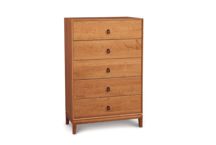 Mansfield 5 Drawer Wide in Cherry - Daniel House Club