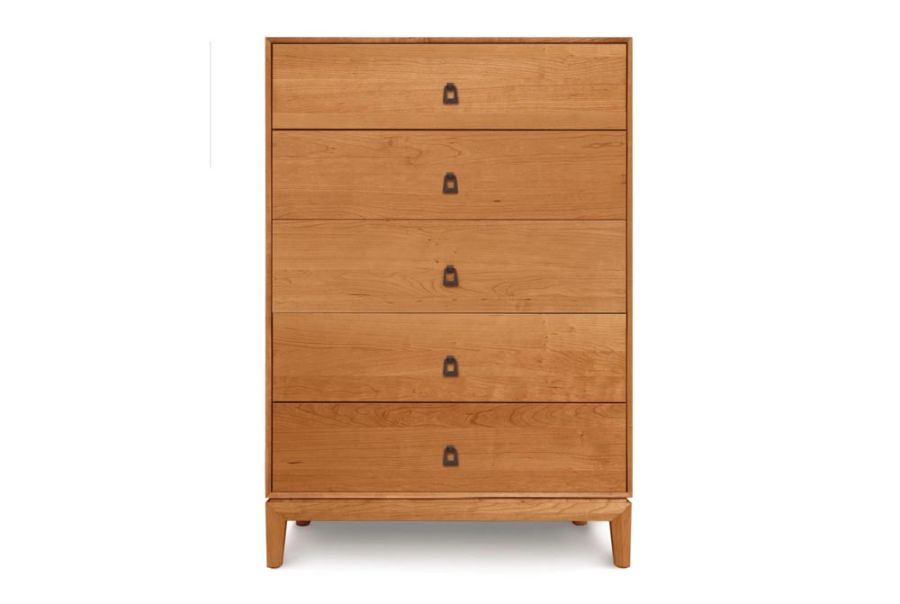 Mansfield 5 Drawer Wide in Cherry - Daniel House Club