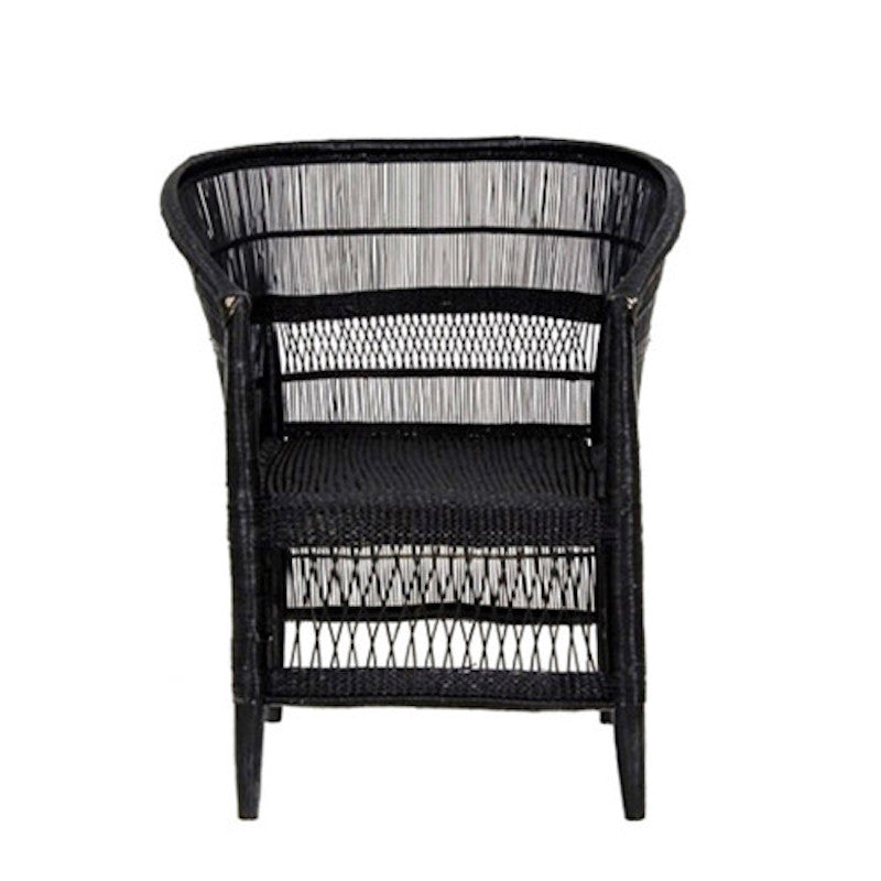 Malawi Cane Chair   Black