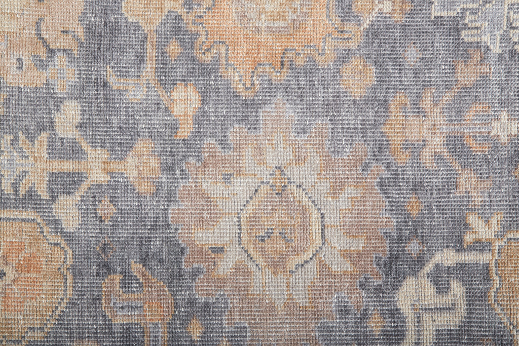 Wendover Transitional Oriental Gray Blue Tan Area Rug (2' x 3')