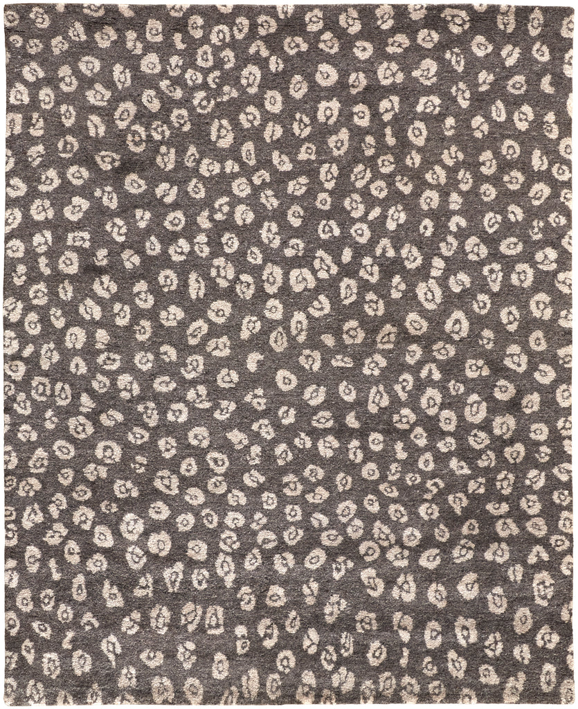 Seneca Transitional Animal Print Brown Tan Area Rug (7'9" x 9'9")